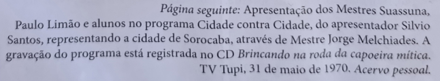 Pagina 102 do livro sobre participacao no programa Silvio Santos
